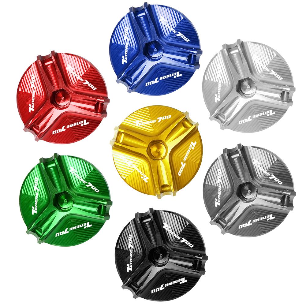Motorcycle Accessorie Aluminum Engine Oil Filter Cup Plug Cover Screw For YAMAHA TENERE 700 Tenere700 XTZ700