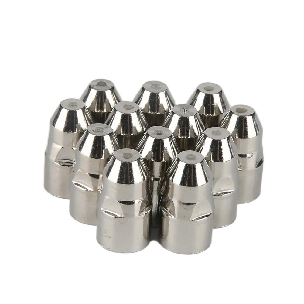 For P80 Plasma Cutting Nozzle 1 5mm Copper Torch Consumables 20pcs Compatible with 60A 80A 100A CNC Plasma Cutting Machine