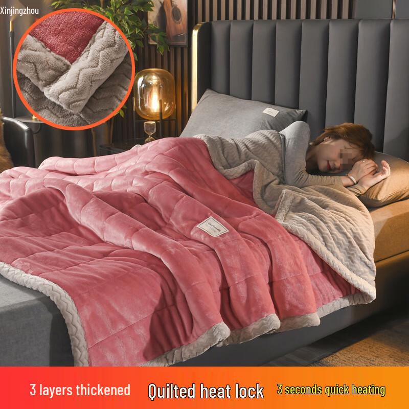 

Thick Winter Warm Flannel Blanket