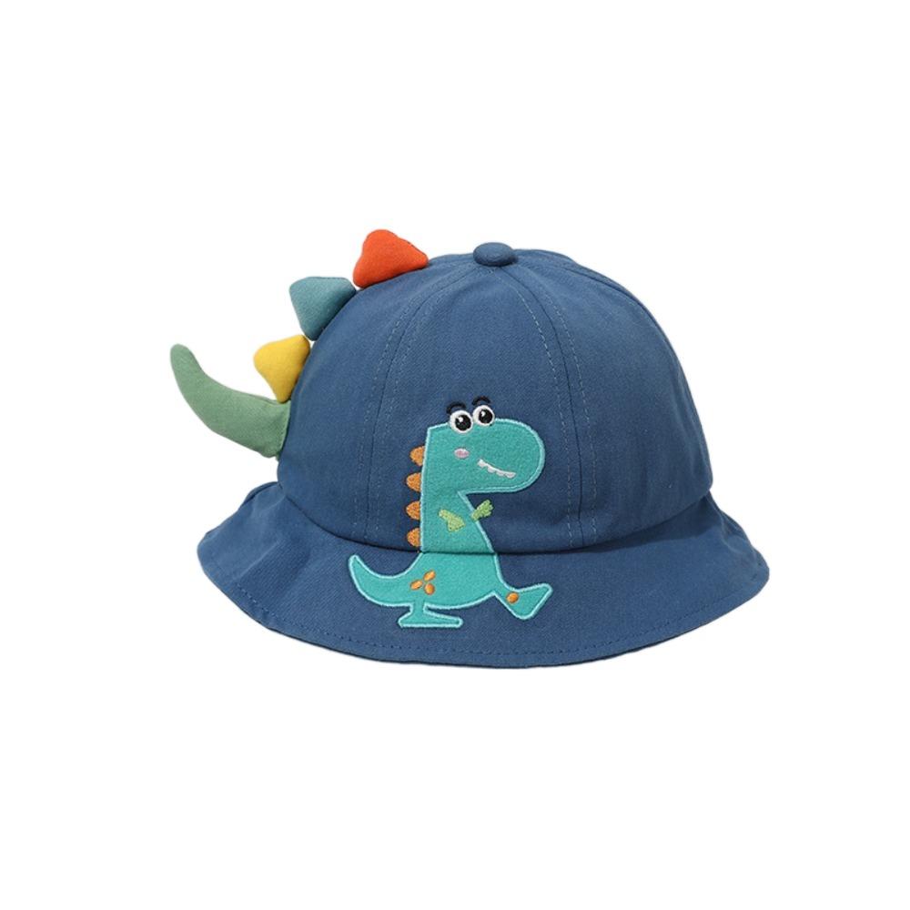 Wide Brim Dinosaur Children Fisherman Hat Cartoon Baby Sun Cap Cute Kids Bucket Hat  Toddler