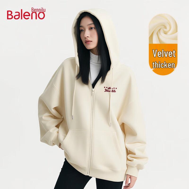 Baleno Women's Fleece-Lined Hooded Cardigan