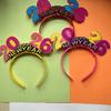 LED Glow LED Glow Hair Bands Photographic Headwear New Year Headdress  Decorations