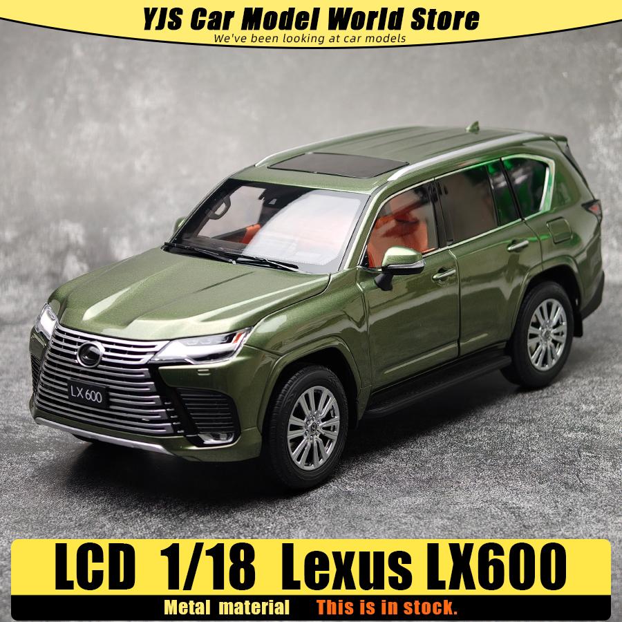 LCD 1:18 Lexus LX600 Alloy Car Model SUV Static Decoration Holiday Gift Collection Metal Material