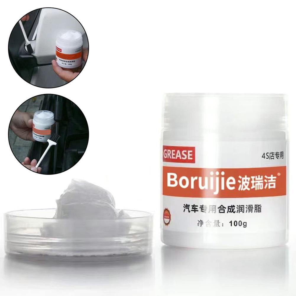 100G White Grease Multi Purpose High Temperature Resistance Lubricant For Car Sunroof Hinge Gear Bearing Chain Door Slide Rail