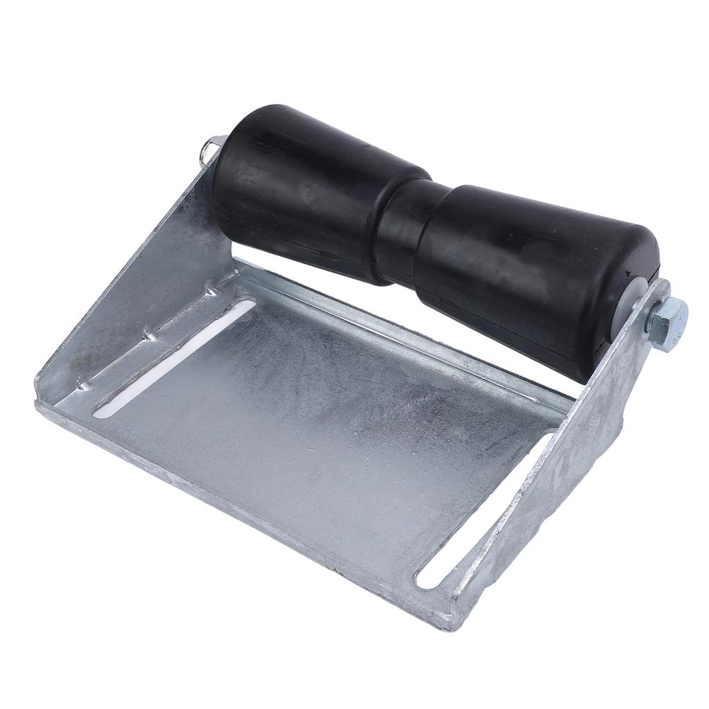 Heavy-Duty Boat Trailer Roller, Effort-Saving Galvanized Steel Rubber Keel Roller Assembly Kit for Boat Enthusiasts (8-Inch)