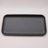 Ware Hendey Plain Rectangular Plate, Black, 24 X 12 Cm, Made In Japan