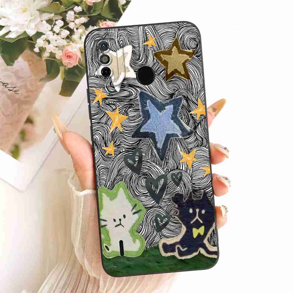 For Tecno Spark Go 2020 CAse Petty Girl FLower Silicon Soft Case Cover For Tecno Spark Go SparkGo 2020 KE5 Fundas Bumper