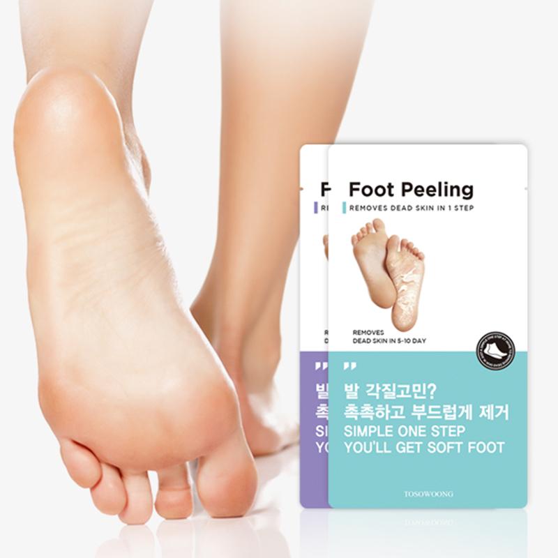 TOSOWOONG Foot Peeling Mask Pack 2pcs