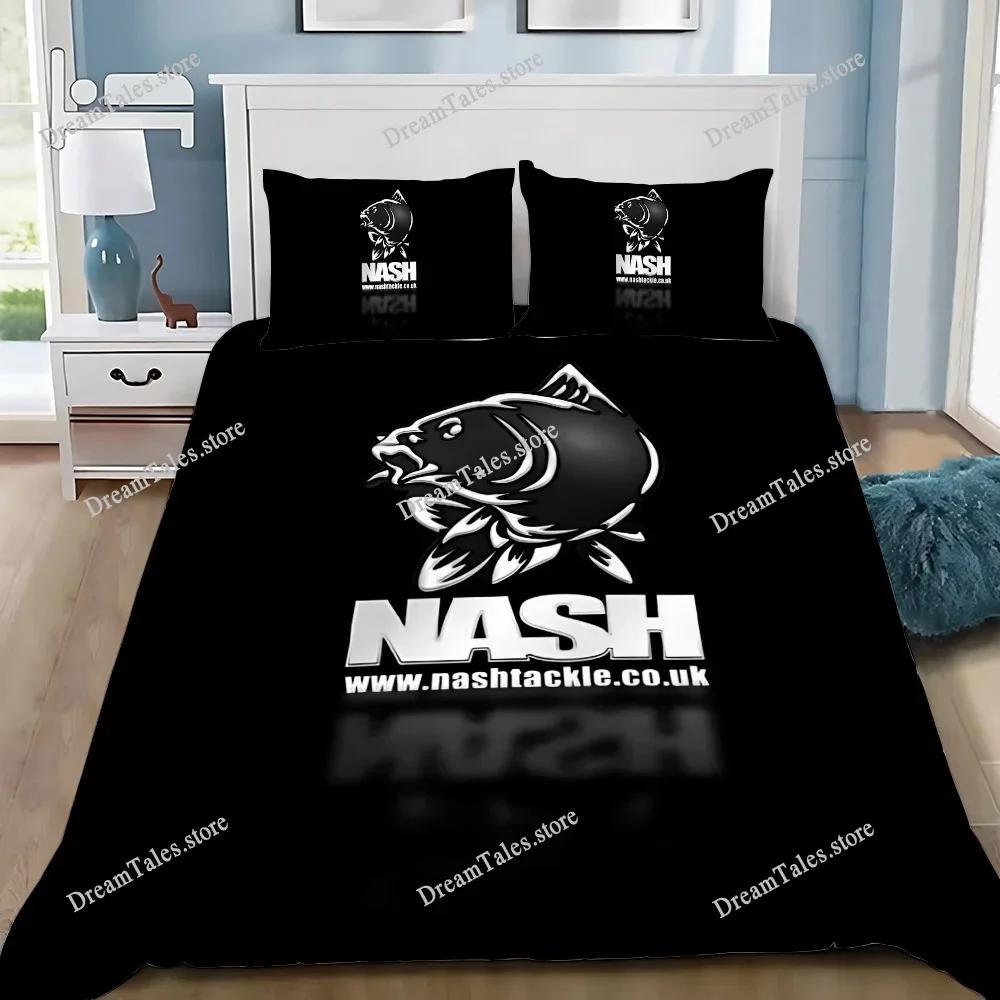 Nash Fishing Logo Bedding Set Duvet Cover 3d Bedding Fashion Design Decoration King Duvet Cover Set Double Bed Set Bedding Sets