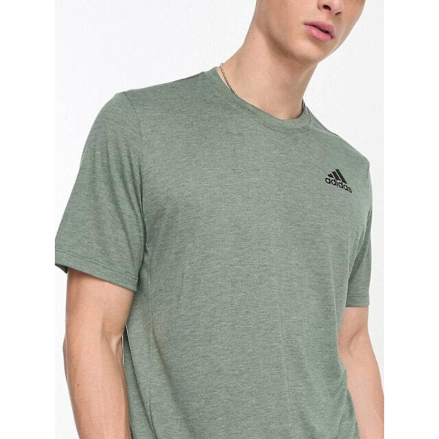 

Футболка цвета хаки с логотипом adidas Training Badge of Sport