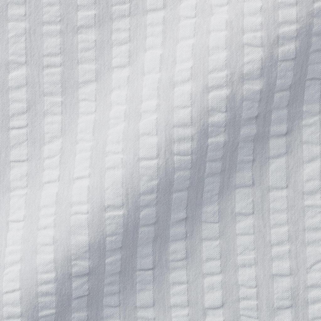 MUJI Cotton Soccer Woven Fitted Single Size 76400882 Sheet, 100x200x18-28cm, Gray,