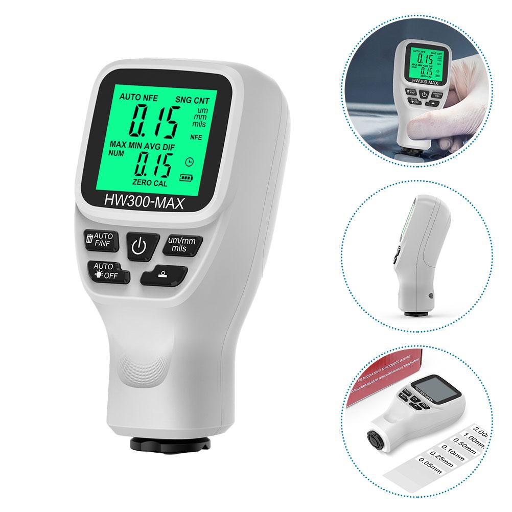 Coating Thickness Gauge Meter Car Paint Depth Automotive for Cars Digital with Backlight Surface