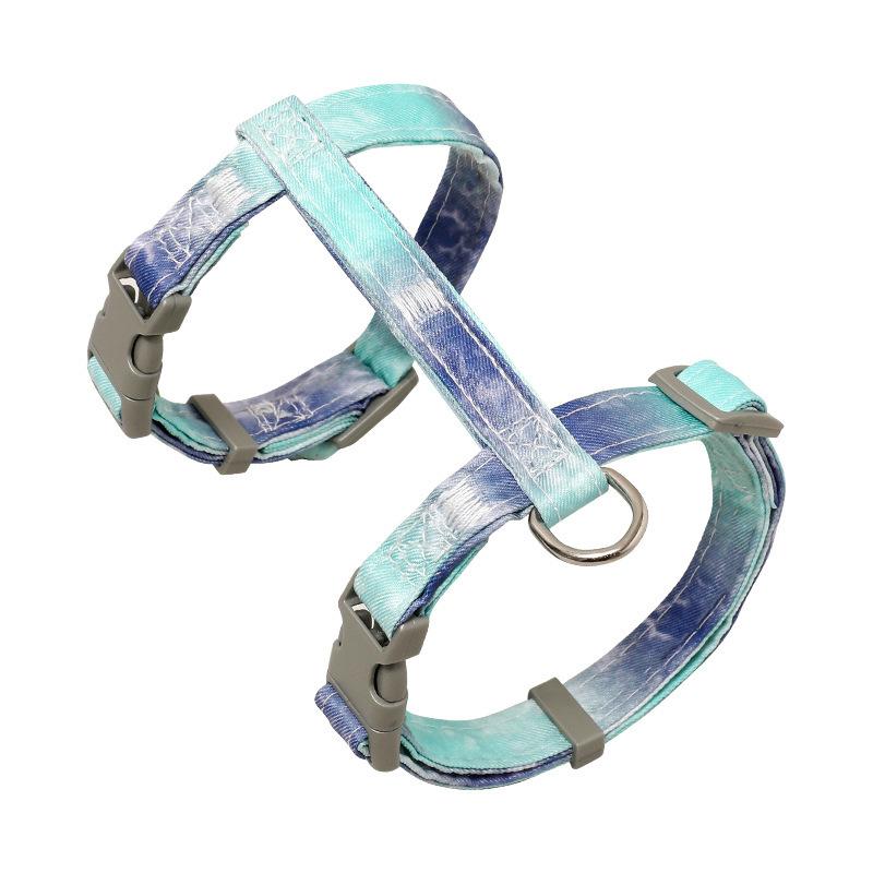 Cat Traction Rope I-shaped Gradual Change Chest Strap Adjustable Anti-break Free Cat Pet Traction Rope Chain