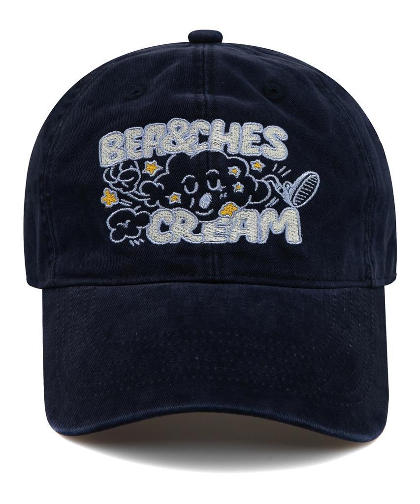 Bichiseuaenkeulim Cloud Cation Ball Cap-Navy