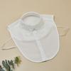 Perfect Match Korean Style Hollow Out Womens Fake Collar Removable Half Shirt Collar Decoration Blouse Detachable False Lapel Blouse Collars