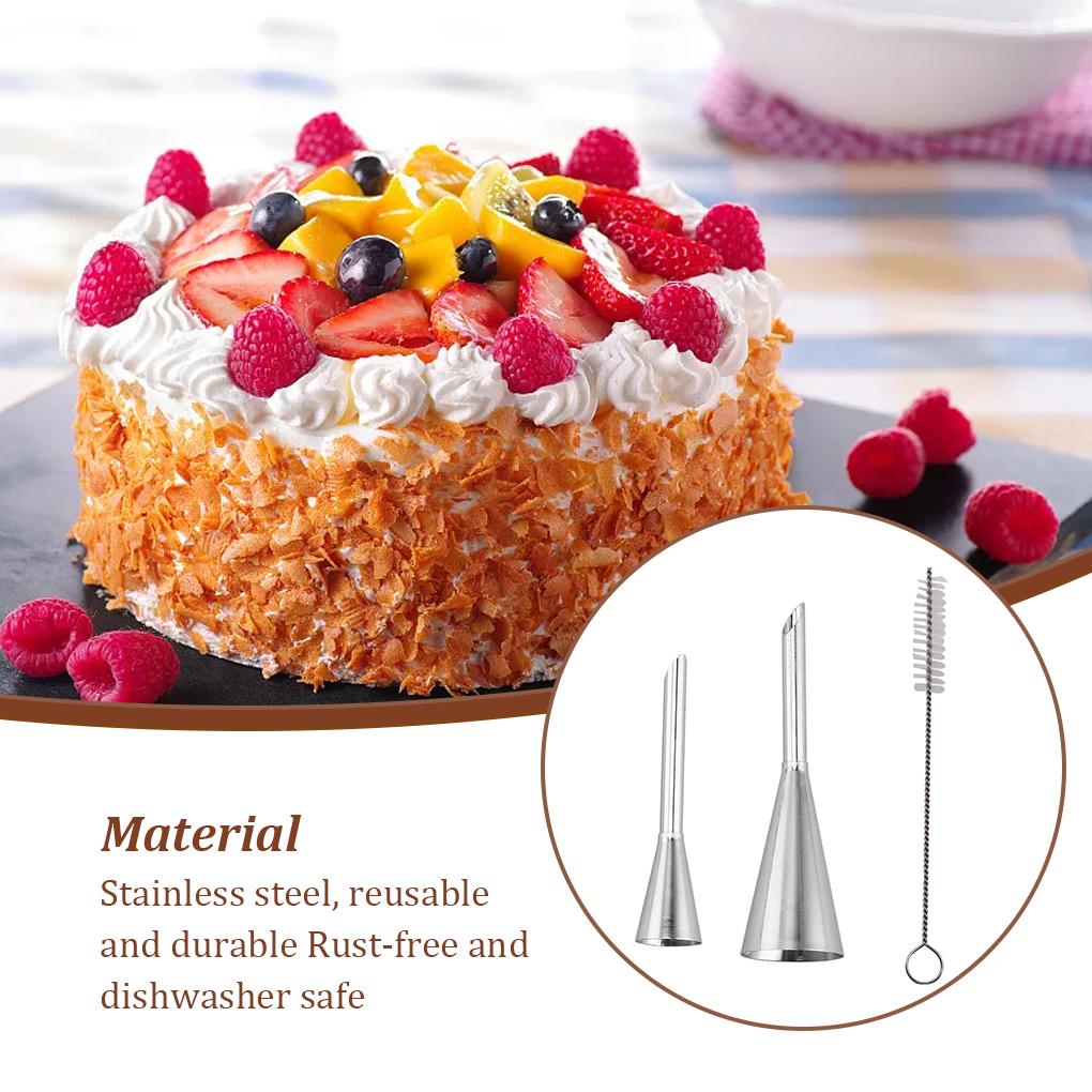 Cake Small Multifunctional Tip Pastry Cream Nozzle Baking Tool Piping Tube Household Kitchenware Wide Application