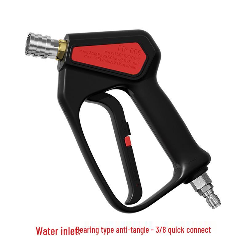High-Pressure 5000psi Anti-Tangle Car Wash Water Gun with 3/8 Multi-functional Nozzle