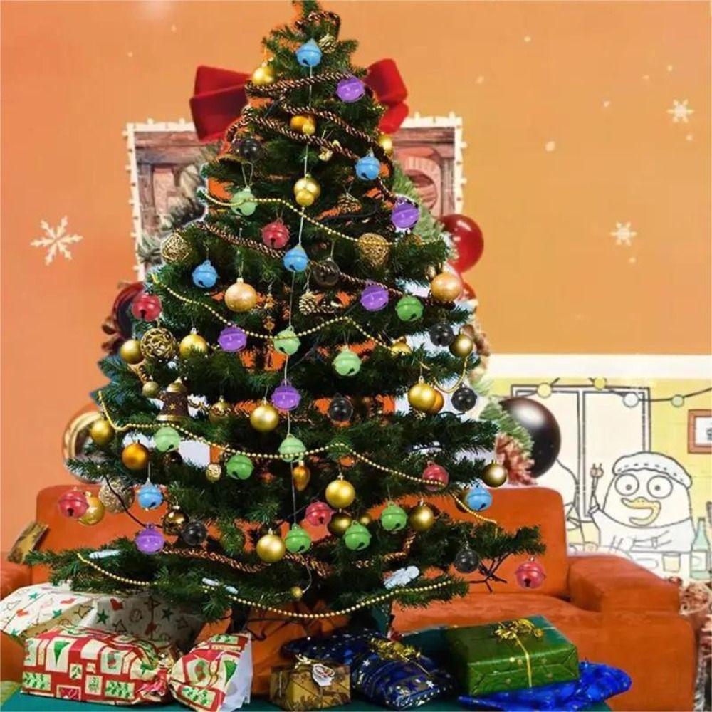 4Pcs Candy Colors Pet Colorful Bell Accessory DIY Keychain Pendants Accessories Metal Bells  Pet