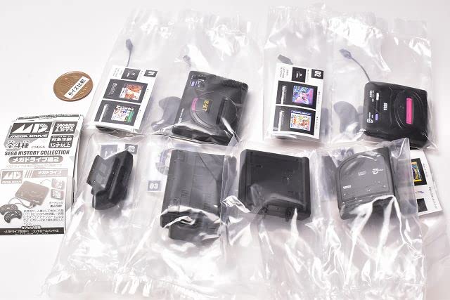 SEGA HISTORY COLLECTION Mega Drive Edition 2 types set Gacha Gacha Capsule Toy [4 (full complete)]