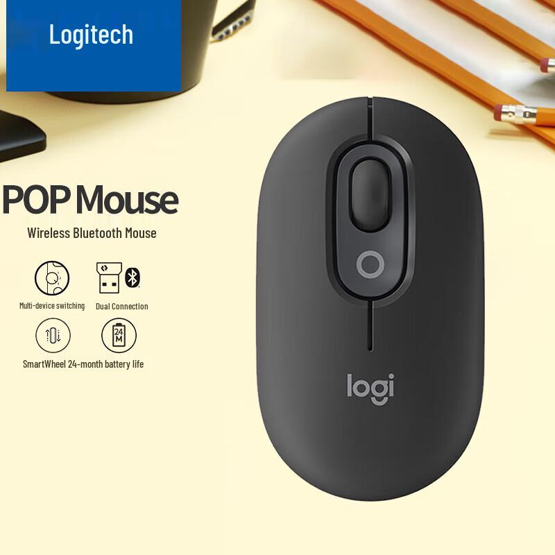 

Logitech POP MOUSE Wireless Bluetooth Mouse