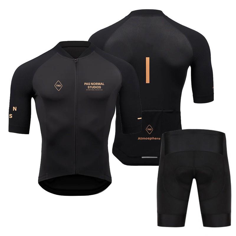Mens Short Sleeve Cycling Jersey Set Team Edition Road Bikes Breathable