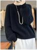 Starry Gold Thread Knit Sweater: Women's Loose Korean Style Autumn/Winter Outerwear with Micro-Sparkle Yarn