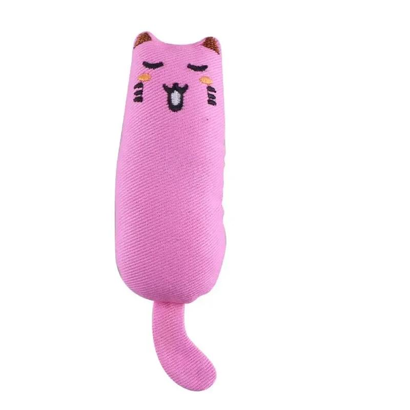Cute Thumb Plush Pillow Catnip Toys Teeth Sharpening Anti-bite Tease Cat Relaxing Chew Toys Pet Supplies Cat Supplies  Scratcher