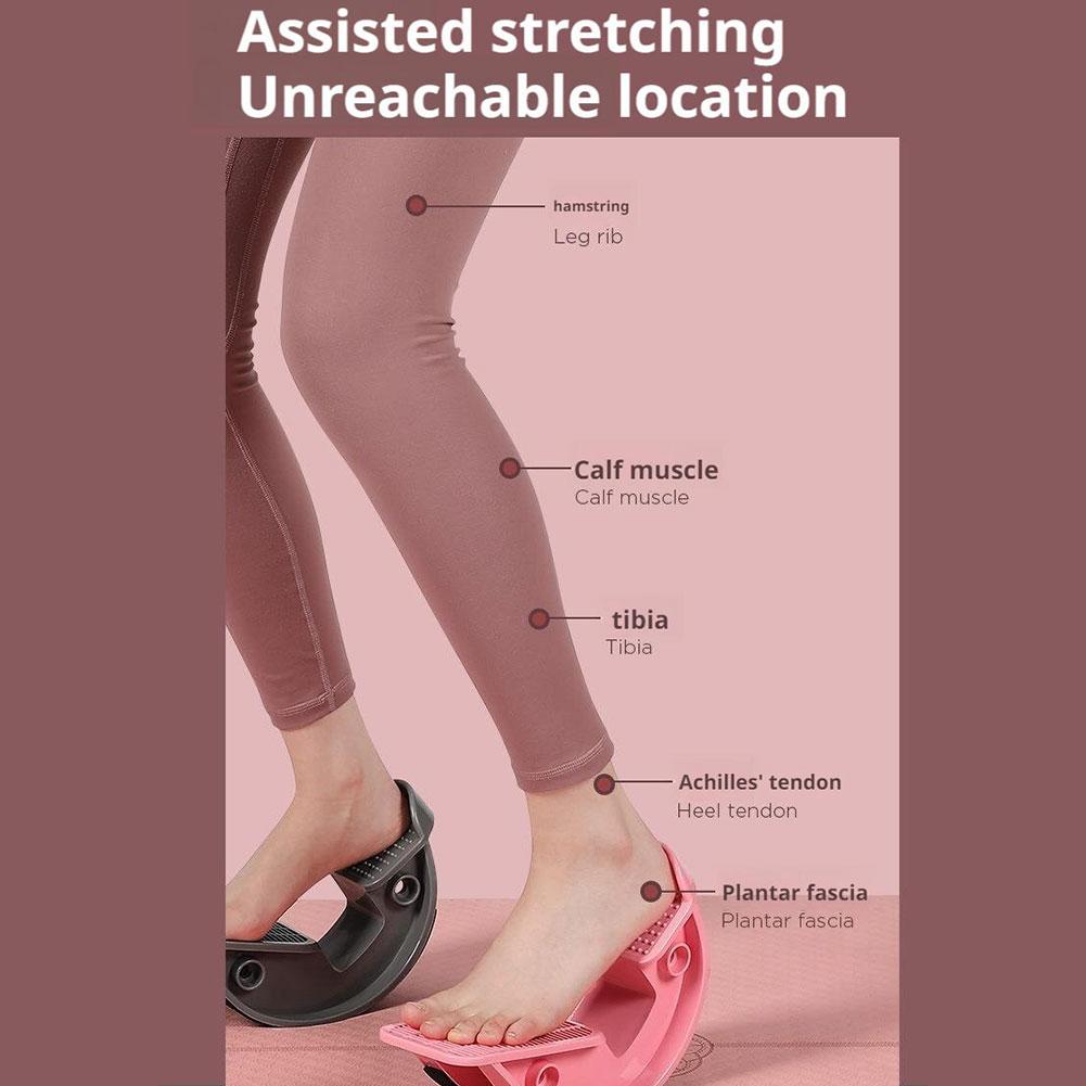 Foot Stretcher Rocker Arm Calf Ankle Stretching Board Stretching Yoga Fitness Yoga Fitness Curved Stretching Tool