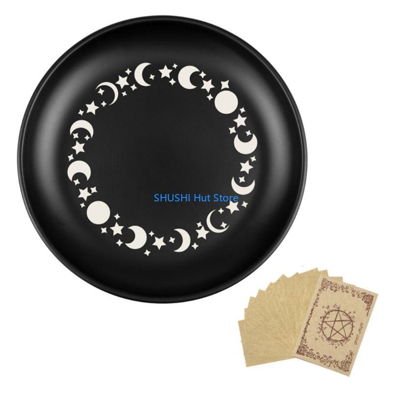 Modern Black Pattern 14cm Steel Stand for Home Iron Plate D57B