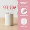 Soft Foam Oral Sponge Swabs (100pcs) - Disposable Mouth Cleaning Swabs with Stick for Tooth Care, Denture Cleaning & Dry Mouth
