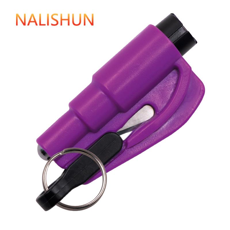 Kompakter Auto-Sicherheitshammer: Tragbarer lebensrettender Schlüsselanhänger mit Fensterbrecher zur praktischen Aufbewahrung und einfachen Verwendung.