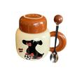 Souvenir Girls Cute Ceramic Mug with Lid Puppy Water Cup Creative Practical Cup Men's Coffee Cup Gift