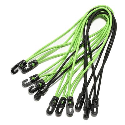 20Pieces Practical Rubber Tensioner Straps 10Cm High Elastics Hook For Camping Net Tarpaulin Banners Secure Fastening
