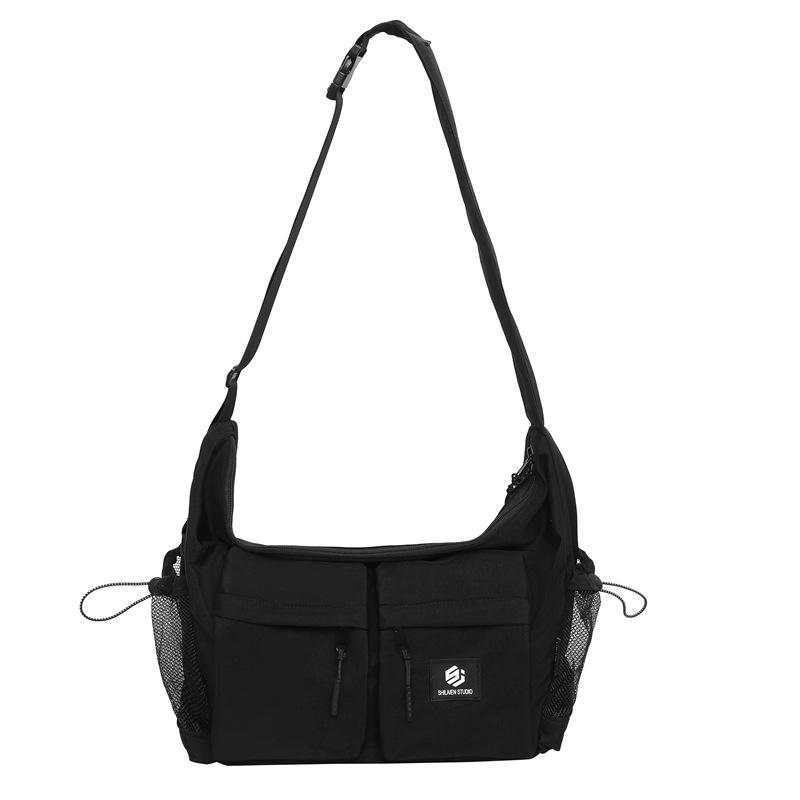 Vielseitige Umhängetasche für Herren, einfache Umhängetasche, japanische Sport-Pendler-Briefträgertasche, Klassentasche für Studentinnen