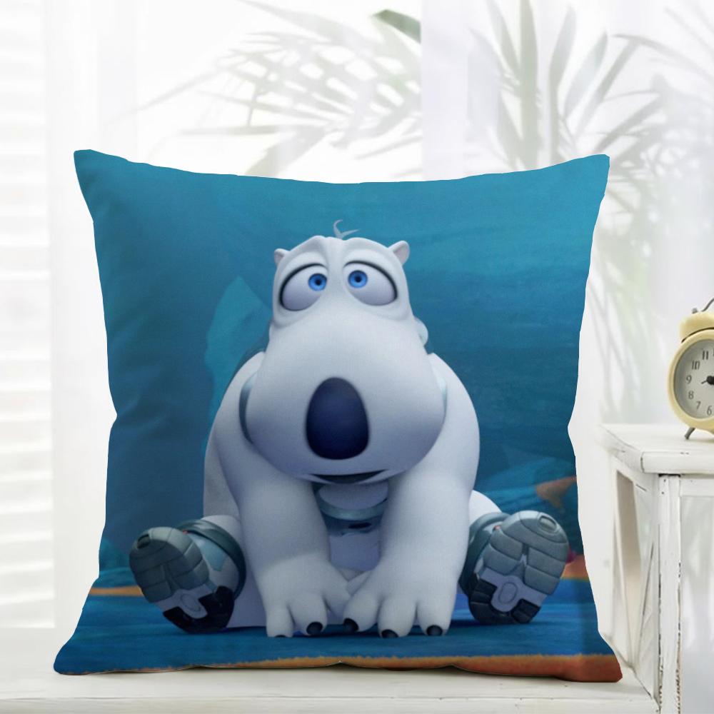 Cute BBackkom Cushion Cover Daily Washable Linen Pillowcase Soft for Sofa Bed Home Room Decor