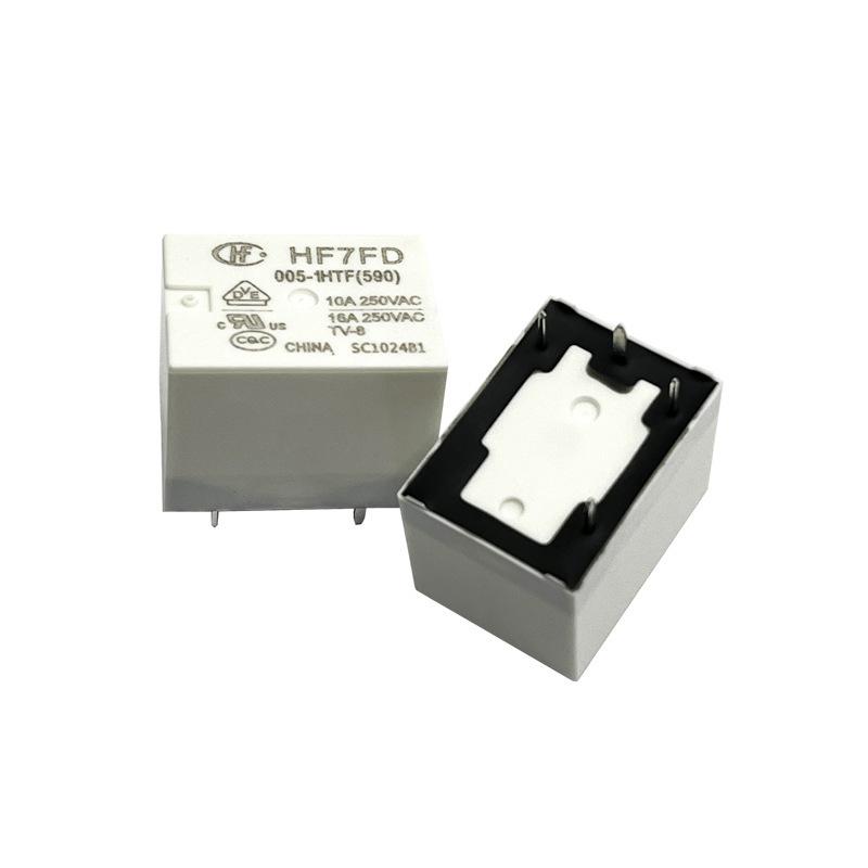 High Power Relay HF7FD-005-1HTF(590), Normally Open, Ultra-Compact, 4-Pin, 16A
