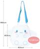 Skater Mesh Shoulder Bag with Sanrio Cinnamoroll Design Die-Cut (SBM1D-A)
