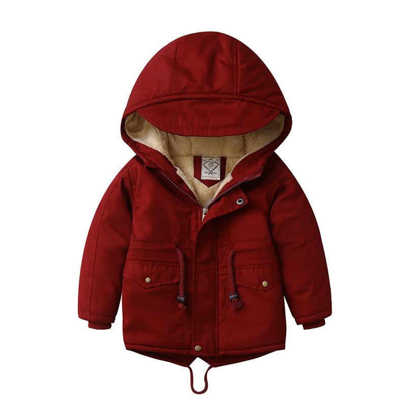 Children Winter Autumn Fleece Outdoor Jackets for Boys Girls Hooded Warm Kids Boy Outerwear Windbreaker Autumn Casual Baby Boy Coats Clothing
