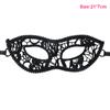 Halloween Black Queen Lace Mask Bez pevného tvaru Nášivky výšivky Party Kostým Karnevalová maska ​​Žena Maškarní maska