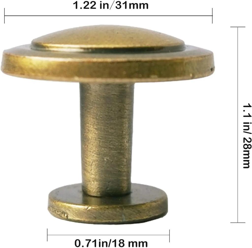 Bronze Vintage Dresser Knobs Antique Cabinet Knobs Pulls for Kitchen Metal Knobs Closet Zinc Alloy Knobs with 3 Sized Screws