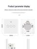 European Touch Smart WiFi Switch with Siri Voice & RF Remote Control - Mobile App & Timer Compatible