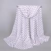2025 Spring Small Dot Chiffon Scarf: Women's Fashionable Sun Protection, Lightweight and Long