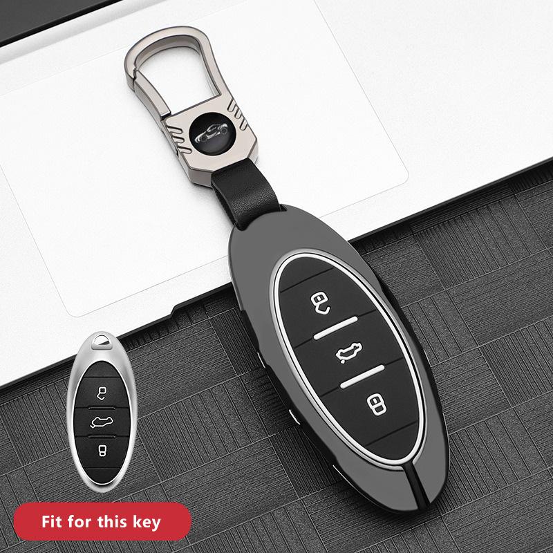 Car Key Case For Faw Bestune X40 T77 T55 T99 B30 B70 B70S T77Pro New T33 M9 Remote Cover Shell Keychain Holder Fob Accessories for Faw Bestune