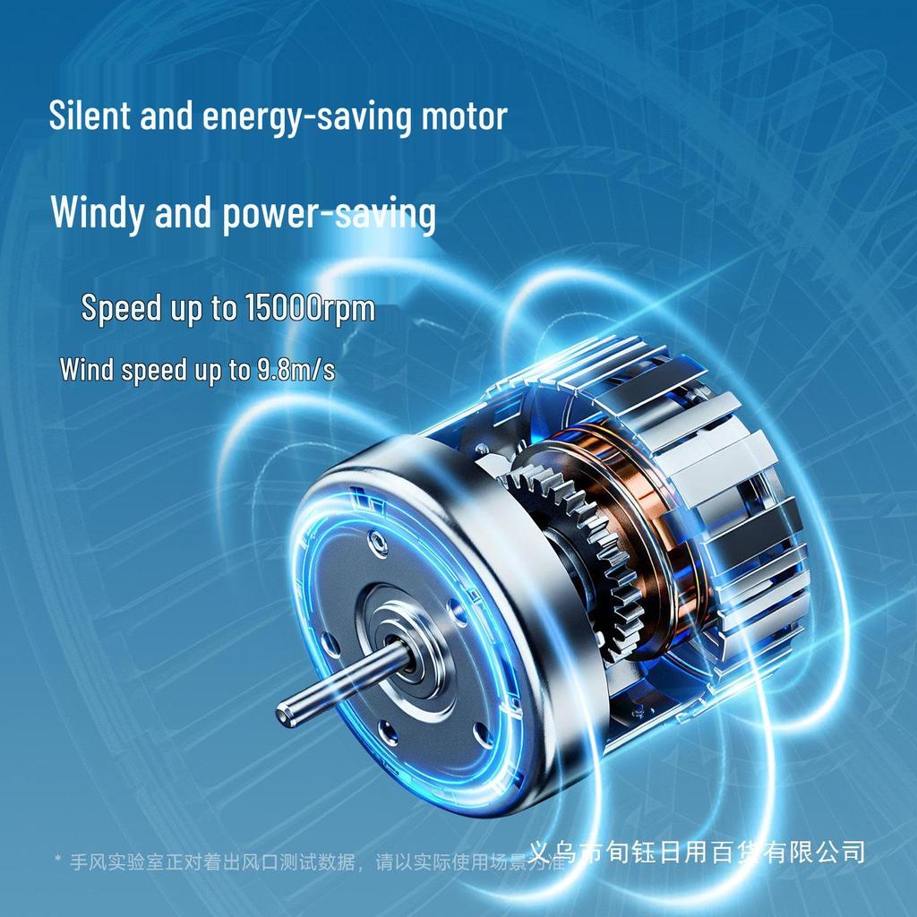 Hand-Held Electric Mini Fan – Silent, Strong Wind, Portable, Ideal for Dorms & Students