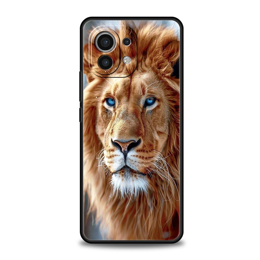 Lion King animal Phone Case For Xiaomi Mi 17 15T 15 14 14T 13T 12T Pro 12 13 Lite 5G 11T Poco X6 X7 X5 Pro Soft Cover