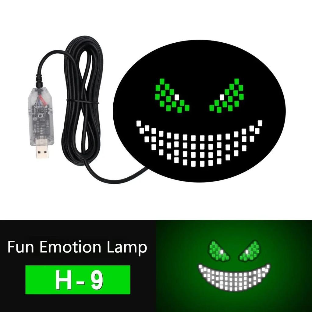 Teufelsauge Auto LED Dekolicht Heckscheibenwarnleuchte Teufelsauge Atmosphärenlicht Autodekorationszubehör