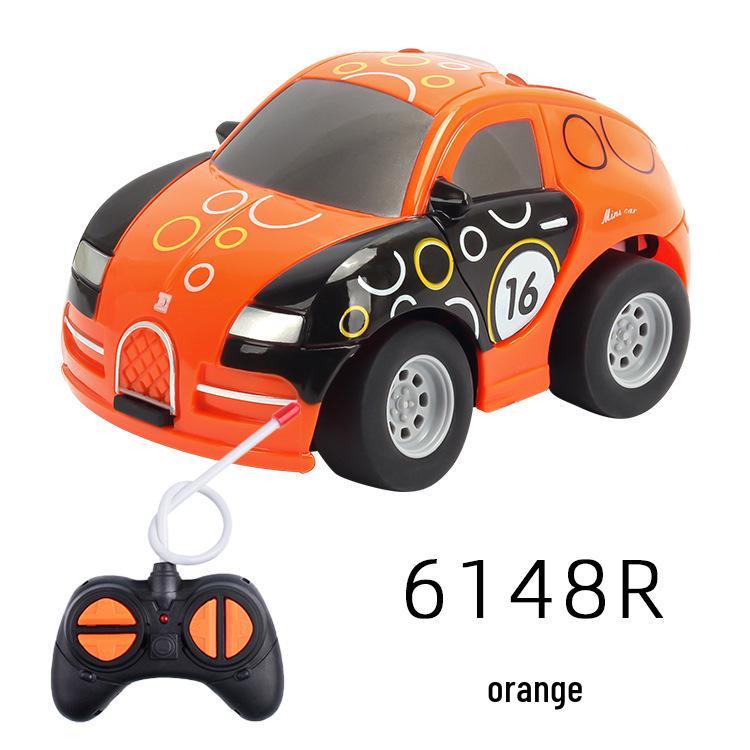 

Mini Cartoon Remote Control Drift Car - Cute, Drop-Resistant, Four-Way Wireless Racing Toy for Kids.