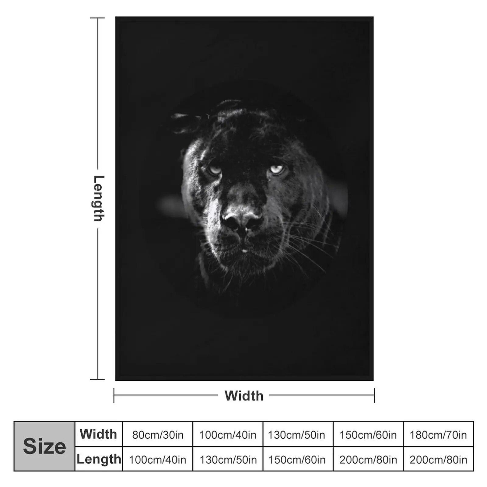 

Одеяло с черной пантерой, пушистое пушистое одеяло, роскошное одеяло 76x102cm (30x40in)