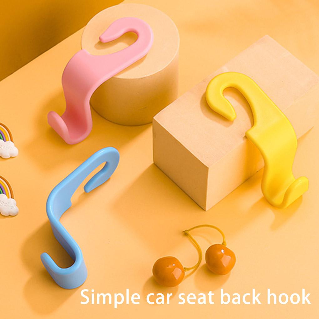 Auto Headrest Hook Hanging Odorless Heavy Duty Internal Mini ple Style Seat Back Handbag Hanger Bracket Rack
