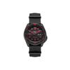 Mechanical Movement Nylon Strap Watch Men's Watches Black Dial SRPD83K1